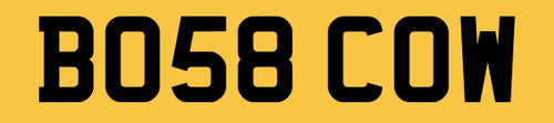 Cows cow number plate for - number, sale